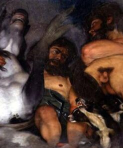 Allegoria dos elementos, do universo e dos signos do zodíaco, detalhe de Netuno e Tritão com Ce – Caravaggio Caravaggio Master Apollon