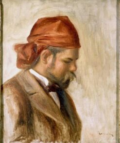 Ambroise Vollard em um bandana vermelho – Pierre-Auguste Renoir Pierre-Auguste Renoir Master Apollon 2