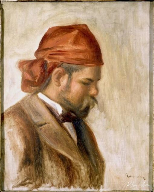 Ambroise Vollard em um bandana vermelho – Pierre-Auguste Renoir Pierre-Auguste Renoir Master Apollon 2
