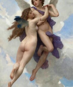 Amor e Psique – William Bouguereau Reprodução de arte popular Master Apollon