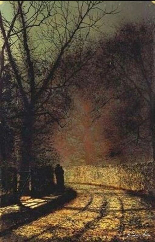 Amorosos em um bosque – John Atkinson Grimshaw John Atkinson Grimshaw Master Apollon 2