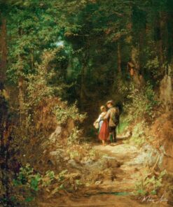 Amorosos em um bosque, por volta de 1860 – Carl Spitzweg Carl Spitzweg Master Apollon