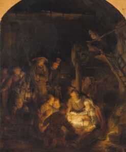 Adoração dos Pastores – Rembrandt van Rijn Rembrandt van Rijn Master Apollon