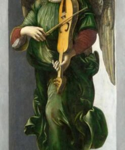 Anjo em verde com violino – Léonard de Vinci Leonardo da Vinci Master Apollon