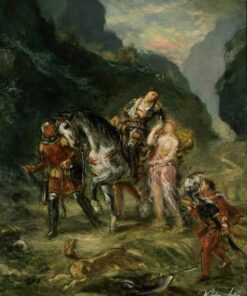 Ângela e o ferido Medoro – Eugène Delacroix Eugène Delacroix Master Apollon