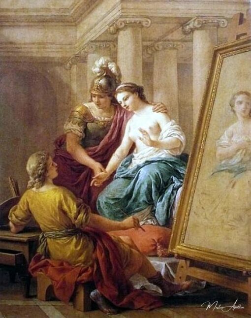 Apeles se apaixona pela amante de Alexandre, o Grande – Louis Jean François Lagrenée Louis Jean François Lagrenée Master Apollon