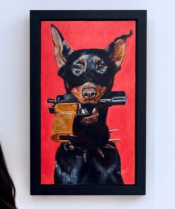 Apporte minha arma | 35 X 60 cm Pintura Original à Venda Master Apollon