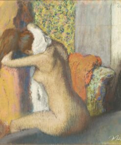 Após o banho, mulher nua secando o pescoço – Edgar Degas Edgar Degas Master Apollon