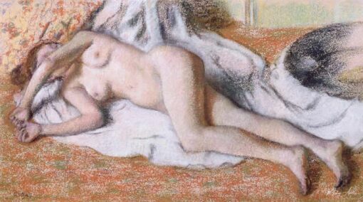 Após o banho ou, Nu deitado – Edgar Degas Edgar Degas Master Apollon 2