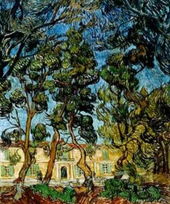 Árvores no jardim do hospital Saint-Paul – Van Gogh Vincent Van Gogh Master Apollon