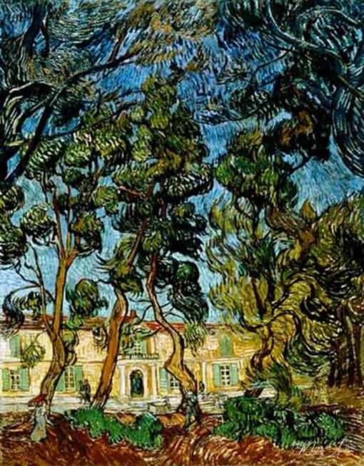 Árvores no jardim do hospital Saint-Paul – Van Gogh Vincent Van Gogh Master Apollon 2