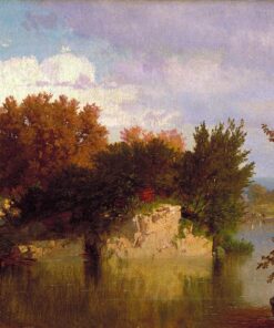 Árvores ao longo de um riacho no outono – William Trost Richards William Trost Richards Master Apollon