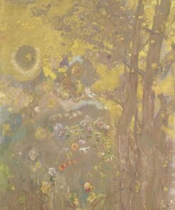 Árvores sobre um fundo amarelo – Odilon Redon Odilon Redon Master Apollon