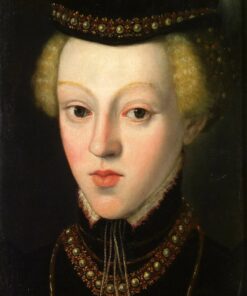Archiduquesa Johanna, grande-duquesa da Toscana aos 9 – 10 anos aproximadamente, foto de busto – Arcimboldo Giuseppe Arcimboldo Master Apollon