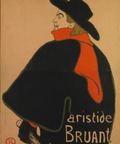 Aristide Bruant em seu cabaré – Toulouse Lautrec Henri de Toulouse-Lautrec Master Apollon