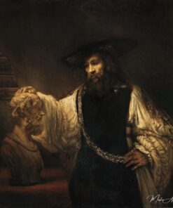 Aristóteles contemplando o busto de Homero – Rembrandt van Rijn Rembrandt van Rijn Master Apollon