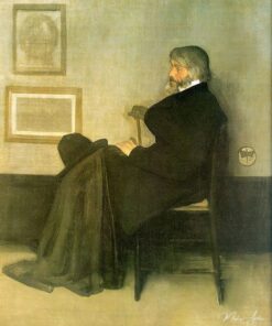 Arranjo em cinza e preto, n° 2: Retrato de Thomas Carlyle – James Abbott McNeill Whistler James Abbott McNeill Whistler Master Apollon