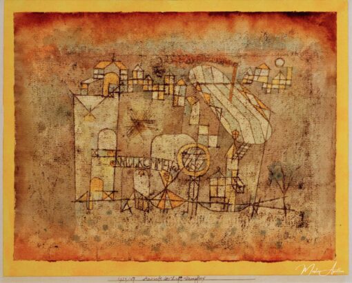 Chegada do barco a vapor aéreo – Paul Klee Paul Klee Master Apollon 2
