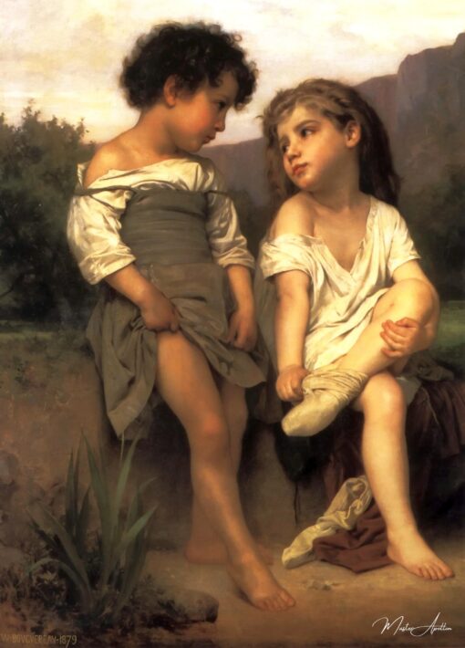 À Beira do Riacho – William Bouguereau William Bouguereau Master Apollon 2