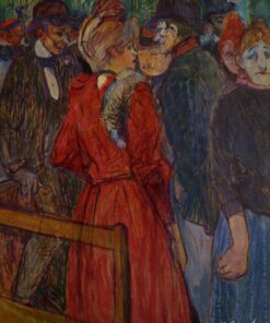 Au Moulin de la Galette – Toulouse Lautrec: No Moulin de la Galette – Toulouse Lautrec Henri de Toulouse-Lautrec Master Apollon