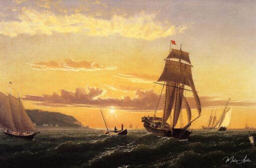 Aurora sobre a baía de Fundy – William Bradford William Bradford Master Apollon