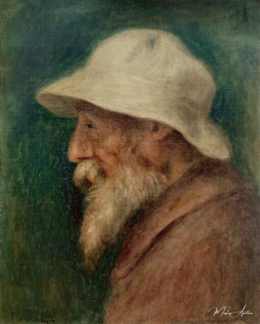 Autorretrato com chapéu branco – Pierre-Auguste Renoir Pierre-Auguste Renoir Master Apollon 2