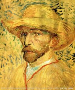 Autorretrato com chapéu de palha – Van Gogh Autoportraits de Vincent van Gogh Master Apollon