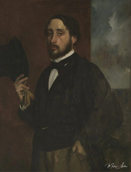 Autorretrato com chapéu levantado – Edgar Degas Edgar Degas Master Apollon 2