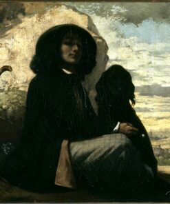 Autorretrato com cão negro – Gustave Courbet Gustave Courbet Master Apollon