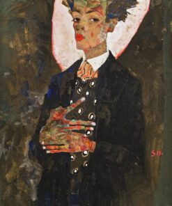 Autorretrato com colete, em pé (1911) – Egon Schiele Egon Schiele Master Apollon