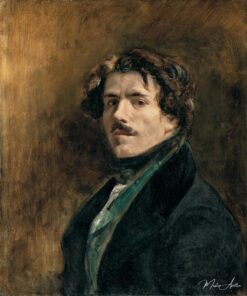 Autorretrato com colete verde – Eugène Delacroix Eugène Delacroix Master Apollon