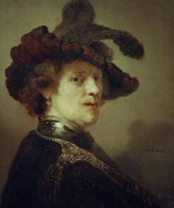 Autorretrato com chapéu de penas – Rembrandt van Rijn Rembrandt van Rijn Master Apollon