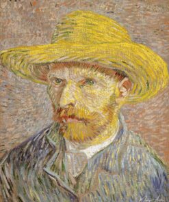 Autorretrato com chapéu de palha, 1887 – Van Gogh Autoportraits de Vincent van Gogh Master Apollon