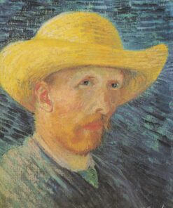 Autorretrato com chapéu de palha – Van Gogh Autoportraits de Vincent van Gogh Master Apollon