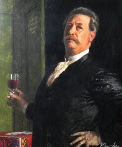 Autorretrato com o copo de vinho – Arnold Böcklin Arnold Böcklin Master Apollon