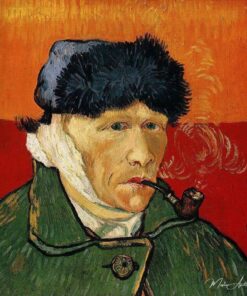 Autorretrato com orelha enfaixada e cachimbo – Van Gogh Autoportraits de Vincent van Gogh Master Apollon