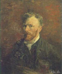 Autorretrato com cachimbo e copo – Van Gogh Autoportraits de Vincent van Gogh Master Apollon