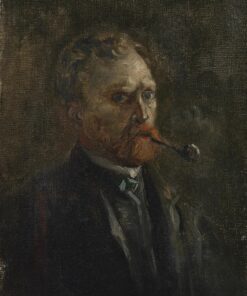 Autorretrato com um cachimbo – Van Gogh Autoportraits de Vincent van Gogh Master Apollon