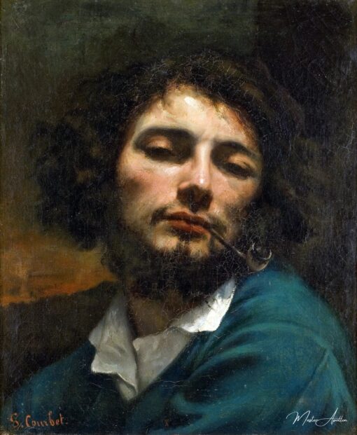 Autorretrato do artista, Homem com um cachimbo – Gustave Courbet Gustave Courbet Master Apollon