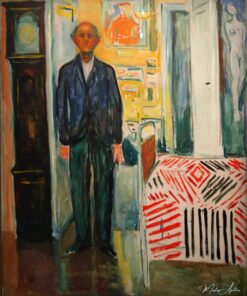 Autorretrato. Entre o relógio e a cama – Edvard Munch Edvard Munch Master Apollon 2