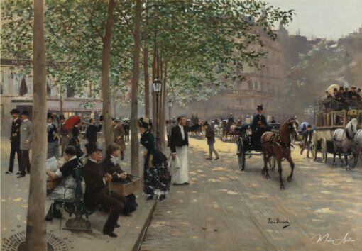 Avenida Parisiense – Jean Béraud Jean Béraud Master Apollon