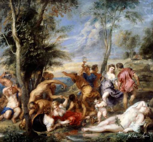 Bacanal dos Andrienses de Ticiano – Peter Paul Rubens Peter Paul Rubens Master Apollon 2