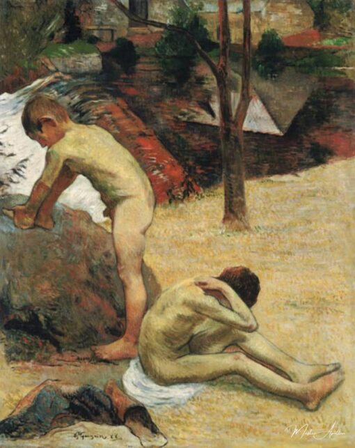 Banho dos meninos bretões – Paul Gauguin Paul Gauguin Master Apollon