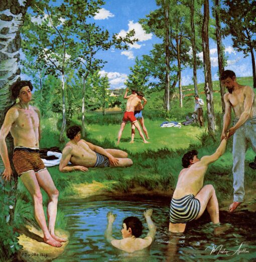 Banhistas (cena de verão) – Frédéric Bazille Frédéric Bazille Master Apollon