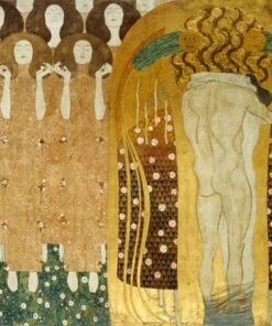 Beijo, detalhe da Frise Beethoven – Gustav Klimt Gustav Klimt Master Apollon