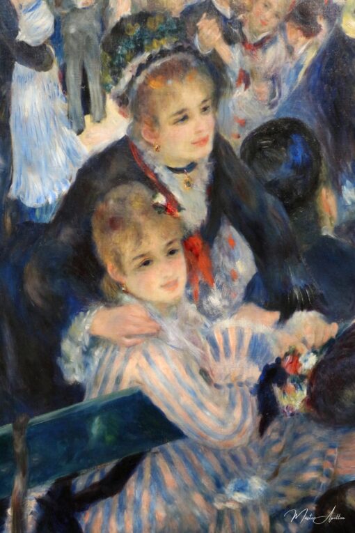 Baile no Moulin de la Galette, detalhe de duas mulheres sentadas – Pierre-Auguste Renoir Pierre-Auguste Renoir Master Apollon 2