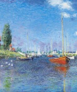 Bote vermelho, Argenteuil – Claude Monet Claude Monet Master Apollon