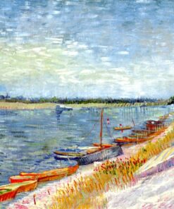 Botes a remo amarrados – Van Gogh Vincent Van Gogh Master Apollon