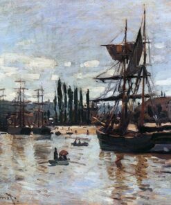 Bateaux em Rouen – Claude Monet Claude Monet Master Apollon