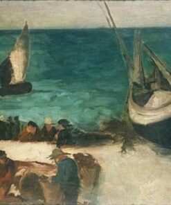 Bateaux de pesca e pescadores – Edouard Manet Édouard Manet Master Apollon